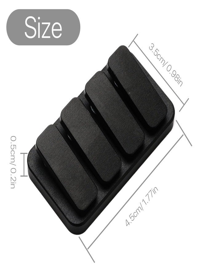 VANANA Metal Haptic Fidget Slider ADHD Clicker Adult Fidget Blocks Relieve Anxiety Stress (Style#1 - Black) - Image 4
